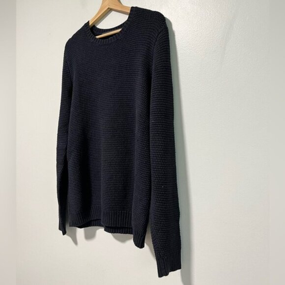 Gap Men’s Navy Chunky Knit Sweater - Size M - Picture 5 of 10